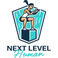 Next Level Human logo, Next Level Human contact details