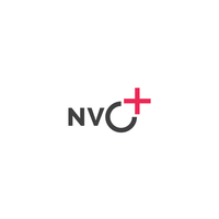 NVO+ logo, NVO+ contact details