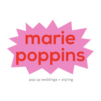 marie poppins / pop up weddings & styling logo, marie poppins / pop up weddings & styling contact details