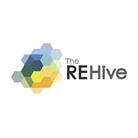 The REHive logo, The REHive contact details