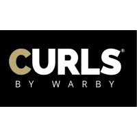 CURLS BY WARBY® logo, CURLS BY WARBY® contact details