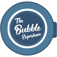 The Bubble Experience logo, The Bubble Experience contact details