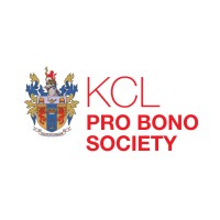 King's College London Pro Bono Society logo, King's College London Pro Bono Society contact details