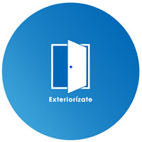 Exteriorízate logo, Exteriorízate contact details