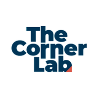 The Corner Lab logo, The Corner Lab contact details