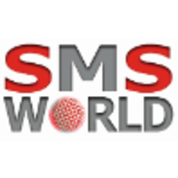 SMS World logo, SMS World contact details