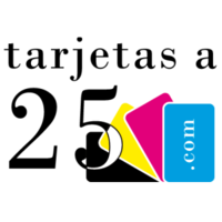 Tarjetas a 25 logo, Tarjetas a 25 contact details