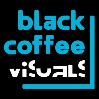 black coffee visuals logo, black coffee visuals contact details