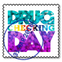 International Drug Checking Day logo, International Drug Checking Day contact details