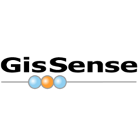 GisSense logo, GisSense contact details