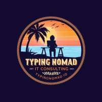 TypingNomad logo, TypingNomad contact details