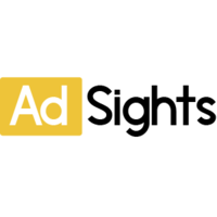 AdSights logo, AdSights contact details