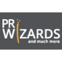 PR Wizards logo, PR Wizards contact details