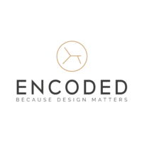 Encoded logo, Encoded contact details