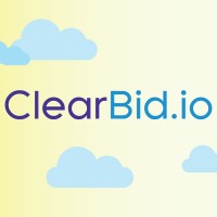 ClearBid.io logo, ClearBid.io contact details