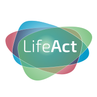 LifeAct logo, LifeAct contact details