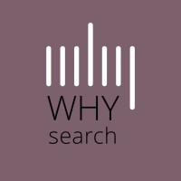 WHY Search logo, WHY Search contact details