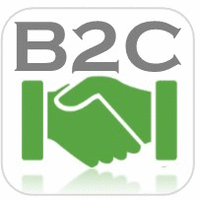 B2C logo, B2C contact details