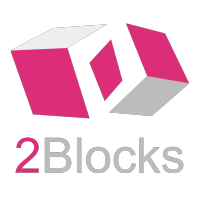 2Blocks logo, 2Blocks contact details