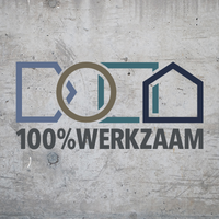 100% werkzaam logo, 100% werkzaam contact details