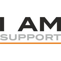 I AM support logo, I AM support contact details