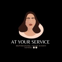 At your service logo, At your service contact details