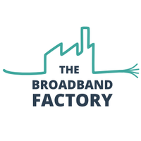 The Broadband Factory logo, The Broadband Factory contact details