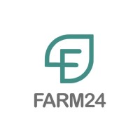 FARM24 logo, FARM24 contact details