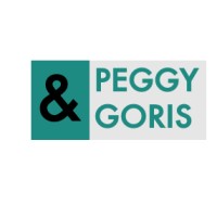 & PEGGYGORIS logo, & PEGGYGORIS contact details