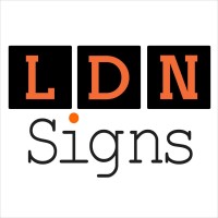 LDN Signs logo, LDN Signs contact details