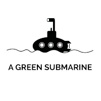 A Green Submarine logo, A Green Submarine contact details