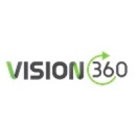 VISION 360 logo, VISION 360 contact details