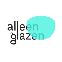 AlleenGlazen.nl logo, AlleenGlazen.nl contact details