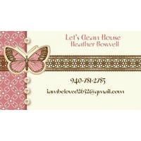 Let's Clean House logo, Let's Clean House contact details