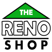 The Reno Shop logo, The Reno Shop contact details