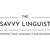 The Savvy Linguist logo, The Savvy Linguist contact details