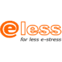 e-Less logo, e-Less contact details