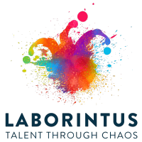 LABORINTUS | Talent through chaos logo, LABORINTUS | Talent through chaos contact details