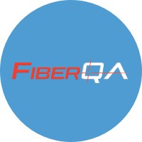 FiberQA logo, FiberQA contact details