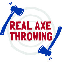 Real Axe Throwing logo, Real Axe Throwing contact details