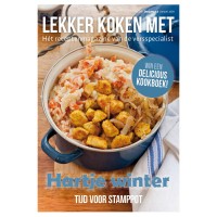 Receptenmagazine Lekker Koken Met logo, Receptenmagazine Lekker Koken Met contact details