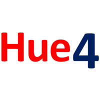 Hue4 logo, Hue4 contact details