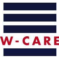 W-Care logo, W-Care contact details