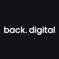 back. digital logo, back. digital contact details