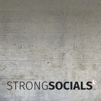 StrongSocials logo, StrongSocials contact details