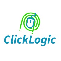 ClickLogic logo, ClickLogic contact details