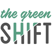 The Green Shift logo, The Green Shift contact details