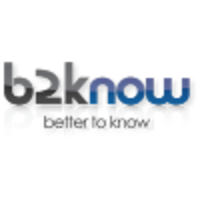 B2Know logo, B2Know contact details