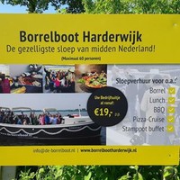 Borrelboot Harderwijk logo, Borrelboot Harderwijk contact details