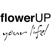 flowerUP logo, flowerUP contact details